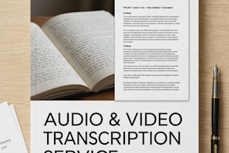 transcribe audio and video files with high accuracy
