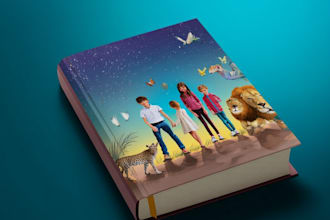 do children story book illustration and children book art