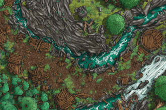 design a professional fantasy or historical map