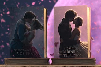 design fantasy book cover illustration art, christian,