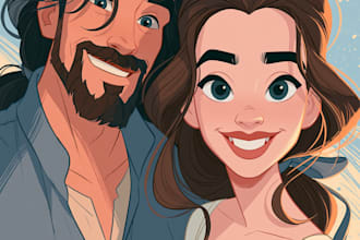 do disney cartoon portrait