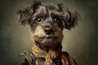 make a unique disney pet portrait