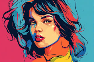 custom create your photo into awesome wpap pop art