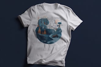make modern streetwear tshirt or hoodie design