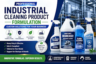 formulate custom industrial cleaning products