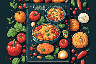 write your recipes, cookbook and ebooks