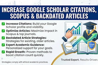 increase google scholar citation, scopus, backdated articles