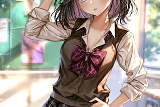 do a anime character