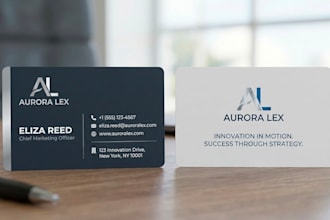 a branded business card for you