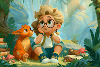 children book illustration and children book illustration