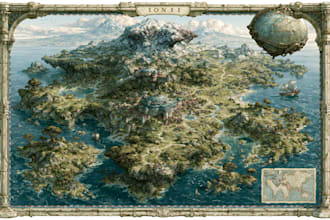 create high quality bespoke fantasy maps