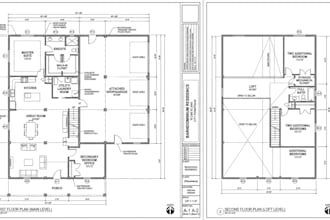 design barndominium, pole barn, 2d floor plans for city permit
