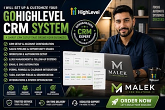 set up and customize your gohighlevel CRM system