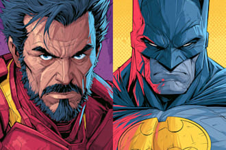 comic book illustration with comic book illustrator