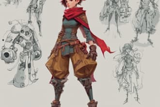 design unique concept arts for games, books and visual