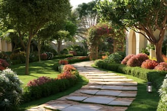 do landscape designing home garden high quality renderings