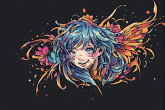 draw amazing anime tattoo design and concept art