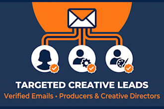 research targeted contact lists for the creative industry
