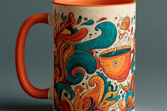 design awesome custom mug design