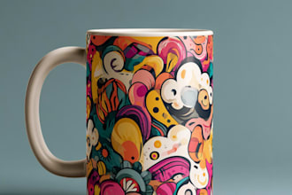 design awesome custom mug design