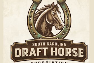 create a modern horse logo design