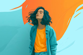 do cubism, surrealism and abstract styles for album cover