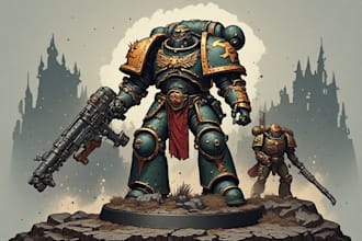 paint your high quality warhammer 40k and fantasy miniatures