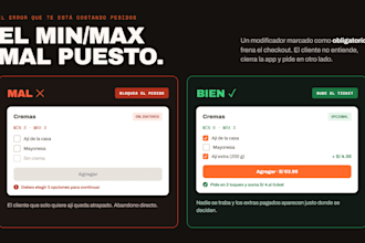 set up your  rappi menu setup, toppings y fotos optimizadas