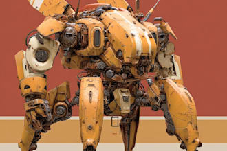 design custom mecha robot art
