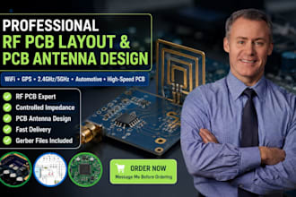design rf pcb layout, pcb antenna, wifi, gps, 24ghz5ghz and automotive pcb
