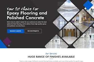 build wix epoxy flooring website floor coating garage floor contractor website