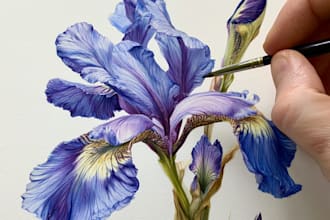 draw a botanical illustration for you