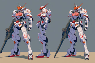 create original mecha concept art
