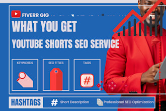 optimize youtube shorts with SEO tags, hashtags, and titles
