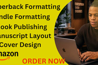 kindle formatting paperback formatting book publishing manuscript layout design