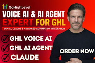 setup gohighlevel voice ai, ai agent, vapi ai and claude integration