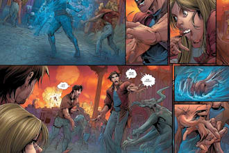 comic book illustration with comic book illustrator