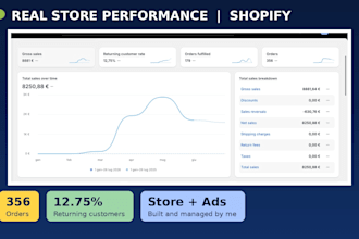 build a high converting shopify store ready for paid ads