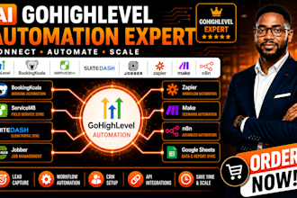 gohighlevel bookingkoala make servicem8 suitedash jobber n8n zapier integration