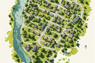 map or a site plan vector illustration for you
