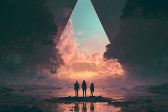 design album cover art or single cover artwork