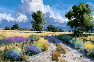 custom landscape oil painting