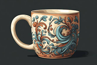 design awesome custom mug design