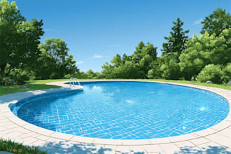 do swimming pool for permit and construction