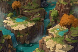 create 2d environment and game background for you