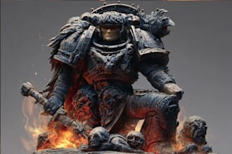 paint your warhammer 40k, sigmar and dungeons and dragons miniatures