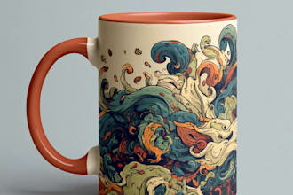 make a custom mug design