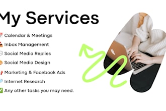 be your virtual assistant scheduling, inbox, content writing