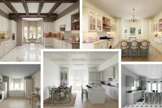 create modern interior concepts with 3d visualization and space planning