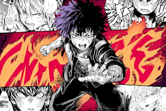 anime manga comic book illustration manga artist manga page